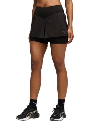 Hakay Puma Shape Kadın Şort 52847501,SIYAH Xl