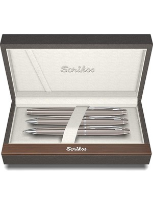 Hakay Scrikss Noble 35 Dolma Kalemtükenmez Kalemversatil Kalem Takım Titanyum