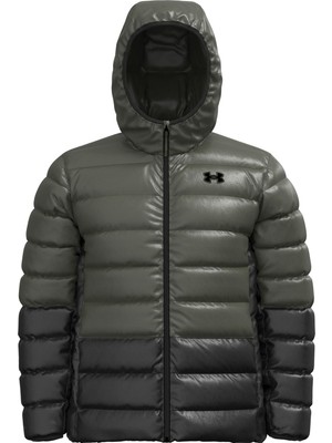 Hakay Under Armour Haki Erkek Kapüşonlu Zip Ceket 1385837-390 Legend Down Hooded Jack