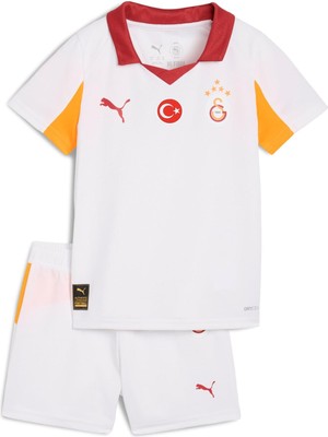 Hakay Puma Unisex Çocuk Gsk Away Minikit W/o S W/o S Eşofman Takımı Puma White-Intense Orange 5-6yaş