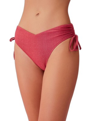 Hakay Suwen Yanı Büzgülü Bikini Alt