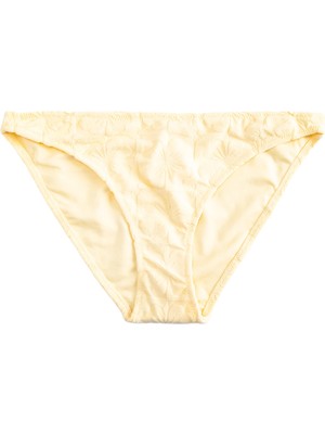Hakay Koton Normal Bel Kumaş Detaylı Bikini Altı, Kadın, Sarı, 38