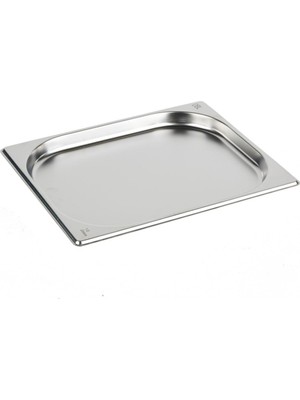 Hakay Paslanmaz Çelik Gastronom/gastronorm Küvet Gn 1/2-20 (32,5 x 26,5 x 2 Cm)