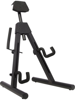 Hakay Fender® »evrensel A-Frame Elektrikli Gitar Standı« Gitar Için Evrensel Stand - Renk: Siyah