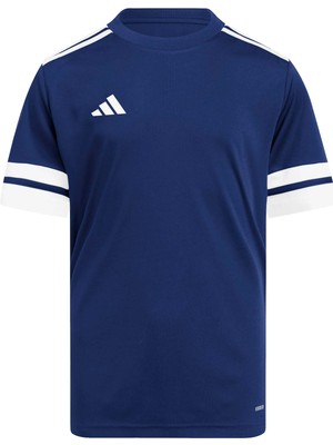 Hakay Adidas SQUA25 Jsy Y Unisex Çocuk Kısa Kollu Forma/tişört, Team Navy Blue 2/white, 9-10 Yaş
