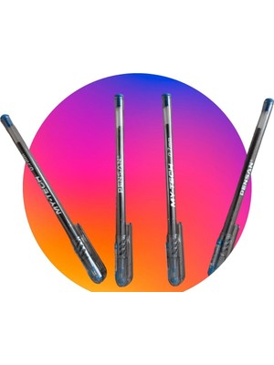 Hakay Pensan 0,7 mm My-Tech Tükenmez Kalem 25 Li Mavi, 25 Li Kutu