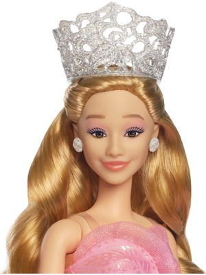 Hakay Mattel Universal Wicked Deluxe Glinda Moda Bebek ve Aksesuarlar, Taç ve Asa, Filmden Esinlenen Görünüm ve Imkanlı