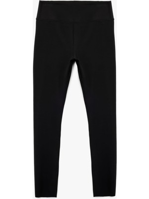 Hakay Yüksek Bel Dikiş Detaylı Slim Fit Spor Tayt