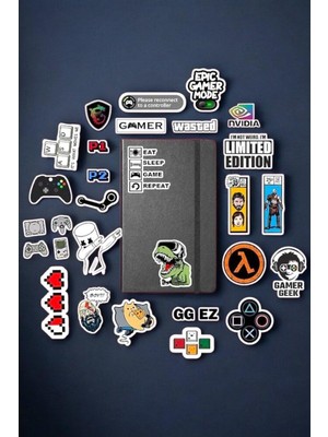 Die Grup Ms Major Selection Gamer Gaming Oyuncu Sticker Paketi/bullet Journal Defter Çıkartma Ajanda Laptop Etiket, 986746153465416