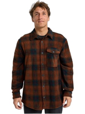 Die Grup Bıllabong EBYFT00145 Furnace Flannel Erkek Polar Gömlek Kahverengi