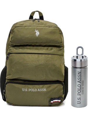 Hakay U.s. Polo Assn. U.s. Polo. Assn. Unisex Okul Çanta Seti PLSET2404820,HAKI Tek Ebat