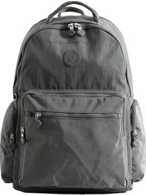 Hakay Louisiana Polo Bolsas Kadın Okul Sırt Çanta Gri 1094