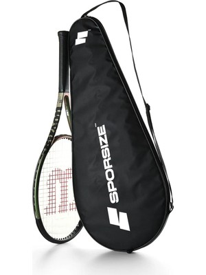 Hakay Sporsize Tennis Racket Cover Tenis Raketi Kılıfı Çantası (Siyah)