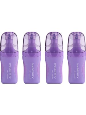 Hakay Serve Berry Mını Fosforlu Kalem Pastel Lavanta 4lu Set