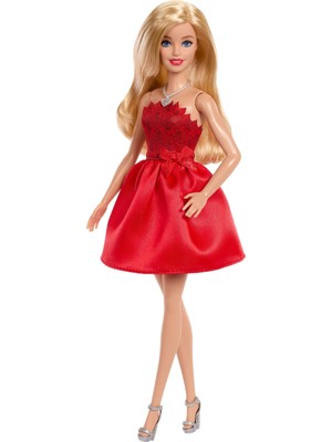Hakay Barbie 80.yıl Kırmızı Elbiseli, JGD25