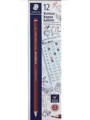 Die Grup Staedtler Kopya Kalemı Kırmızı 12LI (13144-23L)