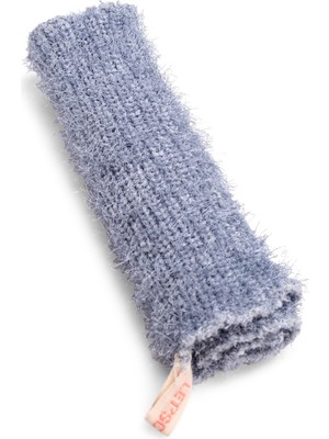 Hakay Let'scrub Süper Esnek Mavi Banyo Lifi Tüm Cilt Tiplerine Uygun Duş Lifi Unisex 20X30 cm