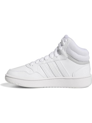 Die Grup Adidas Unisex Çocuk Hoops Mid 3.0 K Ayakkabi, Ftwwht/ftwwht/gretwo, 31.5
