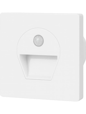 Hakay Cata CT-5170 1W Sensörlü Koridor LED Aydınlatma Beyaz Renk Fotoselli Duvar Armatürü 6400K Beyaz Işık