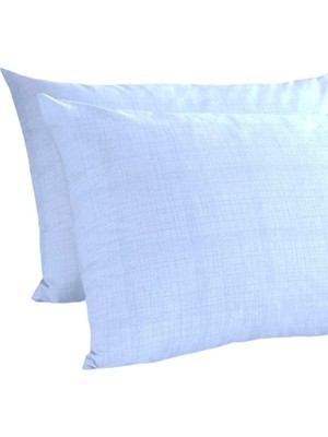 Hakay Alla Turca-Ranforce 2'li Yastık Kılıfı 50X70 cm Açık Mavi (Açık Mavi / 50 x 70)
