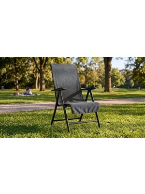 Hakay KOBEHOME%100 Pamuk Sandalye Kılıfı Antrasıt 60X130 cm