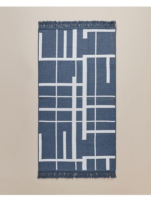 Hakay English Home Eterno Dokuma Kilim 80X150 cm Lacivert