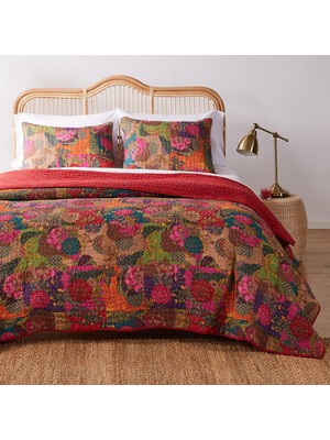 Hakay Greenland Home 2 Parçalı Mücevher Yorgan Seti, Ikiz, Çok Renkli