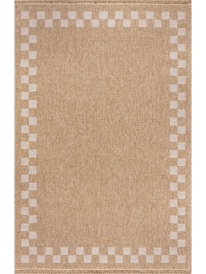 Hakay Koza Halı Fibra Natural Krem Halı Kilim Salon Oturma Odası Yolluk Yatak Odası Koridor Halısı A0705A, 50 x 80