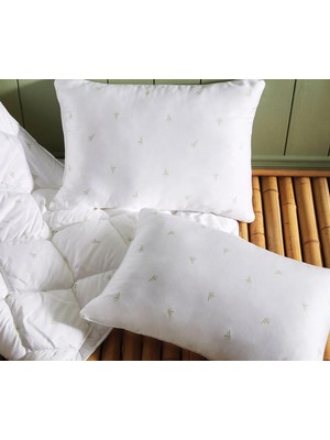 Hakay Yataş Puffy Bambu Feel Yastık, Beyaz, 50X70 Cm, Bambu Dolgulu, Orta Sertlik, Makinede Yıkanabilir, Nefes Alan Yapı