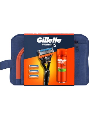 Hakay Gillette Fusion H+4 & Fusion Jel 200 ml & Çanta