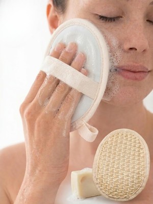 Hakay Beylini Sisal Yüz Eldiven Lifi Peeling Cilt Temizleme Banyo Duş Kesesi Ölü Deri Karşıtı Tüm Ciltler Için