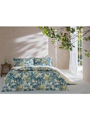 Hakay Taç Reborn Primrose Bambu Çift Kişilik Nevresim Takımı Bej