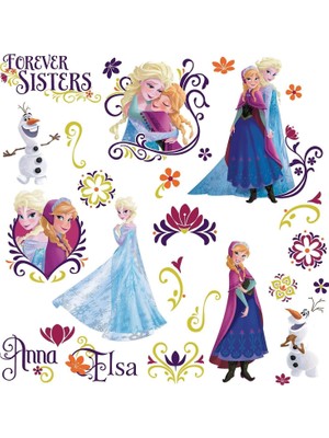 Hakay Roommates RMK2652SCS Frozen Spring Peel And Stick Wall Decals, New, Free Shippin