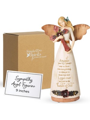 Hakay Pavilion Gift Company 02969 Sempati Melek Figürü, 22 Cm, Fildişi
