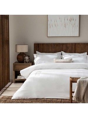 Hakay Valerıe Bambu Extra King Size Nevresim Seti 260X220 cm Ekru/bej
