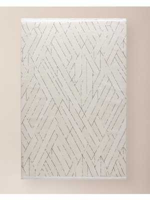 Hakay Burcet Halı - Krem/gri - 80X300 cm