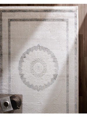 Hakay Madame Coco Mons Halı - Beyaz/mavi - 200X300 cm Beyaz/mavi