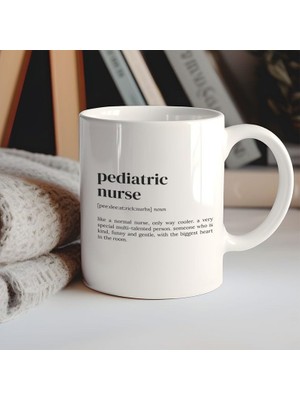 Hakay Print Dore Pediatri Hemşiresi Kahve Kupa, Kahve Kupa, Hediye Pediatri Hemşire, Gag Ingilizce Kupa