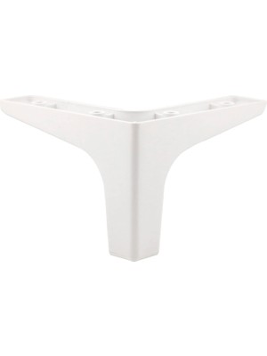 Hakay BADEM10 Sedef Lüks Mobilya Kanepe Sehpa Tv Ünitesi Koltuk Ayağı 12 cm Beyaz Baza Ayak
