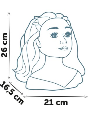 Aesco Smoby My Beauty Saç Şekillendirme Başlığı Blond