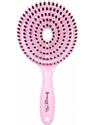 Aesco Nascita Pro Üç Boyutlu Oval Saç Fırçası Pembe