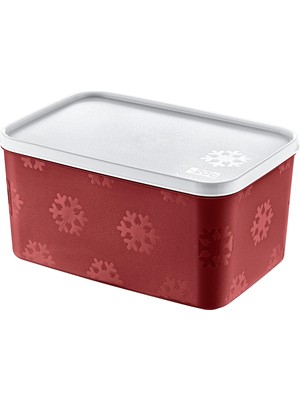 Hakay Smartware No Frost Saklama Kabı 2600 ml Carmen Kırmızı
