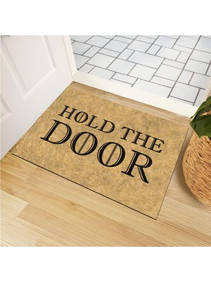Hakay Monnhein Kapı Önü Paspası - Modern ve Şık Kapı Paspası | Ev, Ofis ve Dış Mekân Kullanımı Için (Hodor's Mat) 45X65