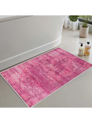 Hakay Monnhein Banyo Paspası, Yumuşak Banyo Halısı, Kaymaz Dot Tabanlı, Su Emici, Makinede Yıkanabilir - 80 x 150 cm