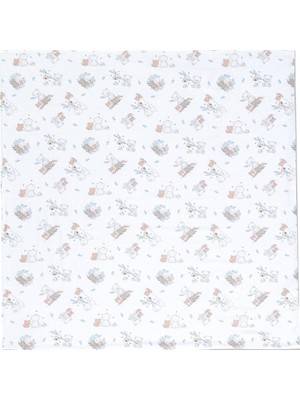 Aesco Gezenbebe Hero Müslin Bebek Battaniyesi (120X120) Teddy 120X120 cm