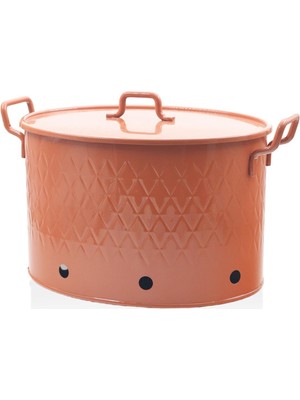 Hakay The Mia Prizma Patates & Soğan Kabı 2 Hazneli Terracota