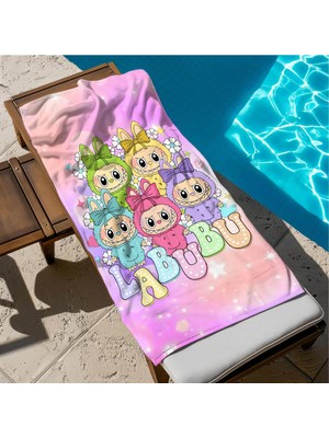 Hakay Gift Duvet Cover Rüya Çıta Temalı 3D Baskılı Plaj Havlusu Çok Renkli Tek Ebat
