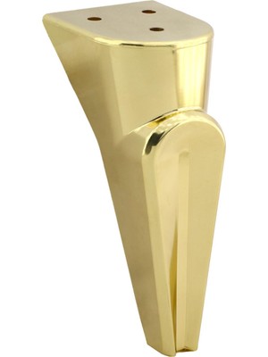Hakay BADEM10 Nota Mobilya Kanepe Sehpa Tv Ünitesi Koltuk Ayağı Baza Ayakları Altın Gold 16 cm