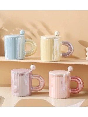 Hakay Minimal Pastel Tonlu Seramik Kupa