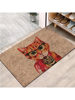 Hakay Monnhein Kapı Önü Paspası - Modern ve Şık Kapı Paspası | Ev, Ofis ve Dış Mekân Kullanımı Için (Retro Pati) 45X65